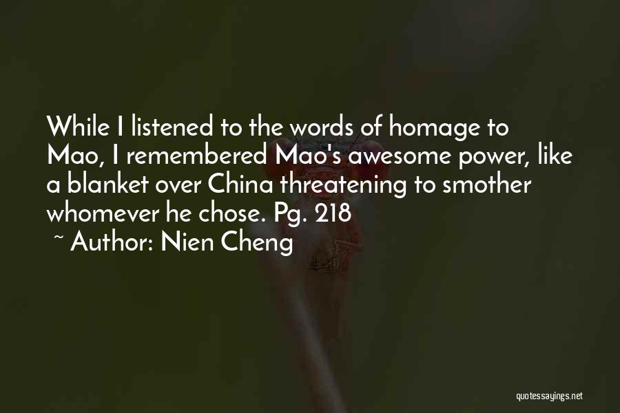 Nien Cheng Quotes 333228