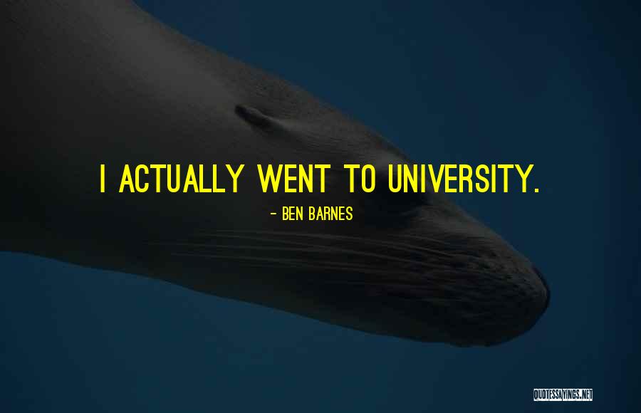 Niewielka Quotes By Ben Barnes Niewielka Quotes By Ben Barnes