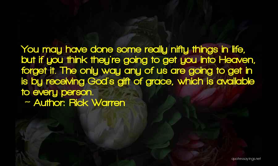 Nifty Life Quotes By Rick Warren