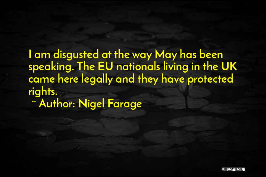 Nigel Farage Eu Quotes By Nigel Farage