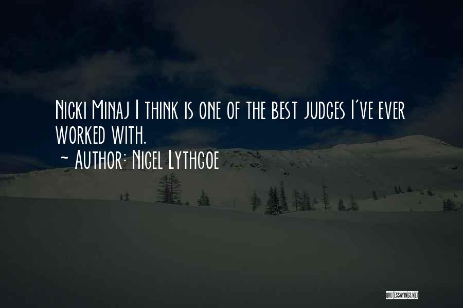 Nigel Lythgoe Quotes 83684