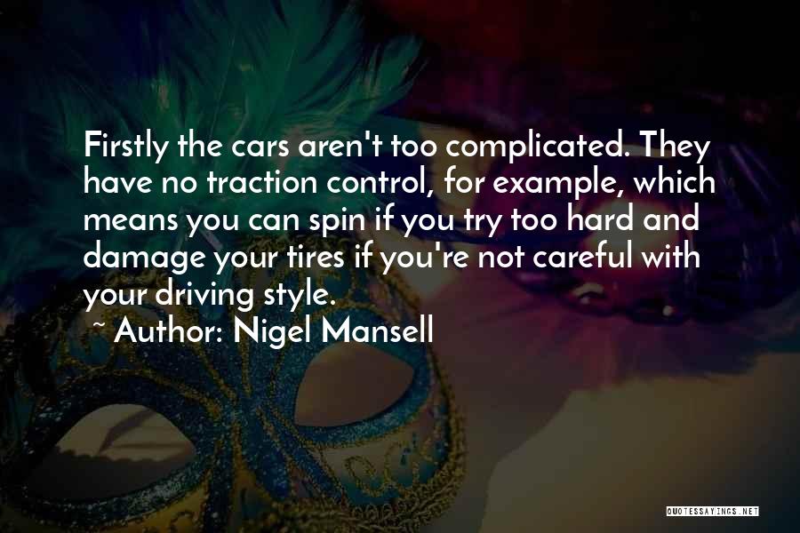 Nigel Mansell Quotes 1365843