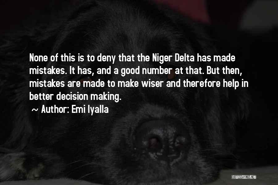 Niger Delta Quotes By Emi Iyalla