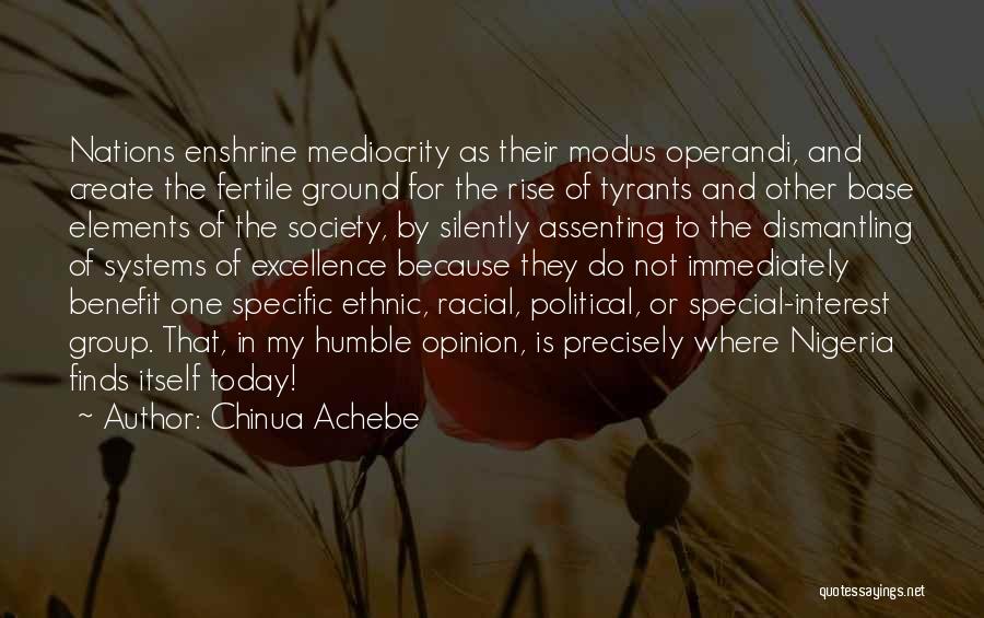Nigeria Political Quotes By Chinua Achebe