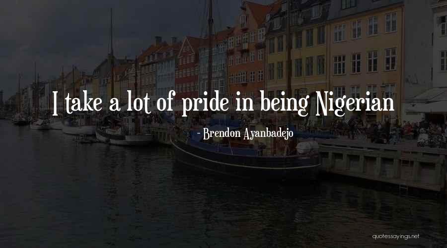 Nigerian Quotes By Brendon Ayanbadejo Nigerian Quotes By Brendon Ayanbadejo