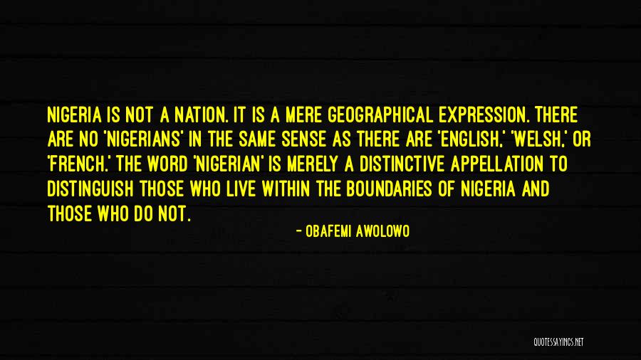 Nigerian Quotes By Obafemi Awolowo Nigerian Quotes By Obafemi Awolowo