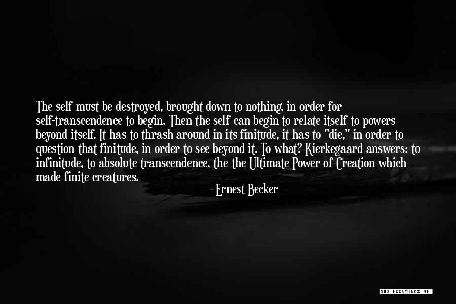 Nighean Ruadh Quotes By Ernest Becker Nighean Ruadh Quotes By Ernest Becker