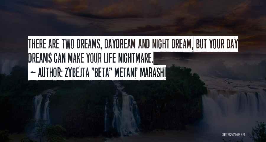 Night And Dreams Quotes By Zybejta 