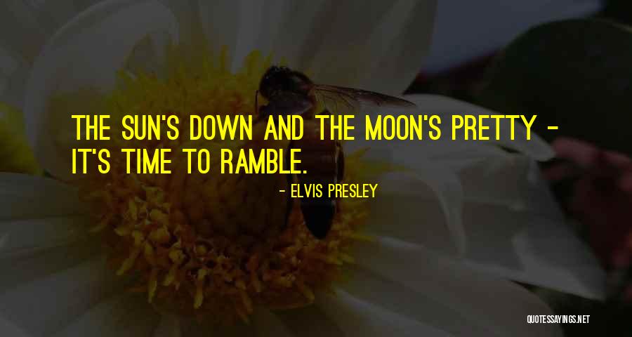 Night And Moon Quotes By Elvis Presley