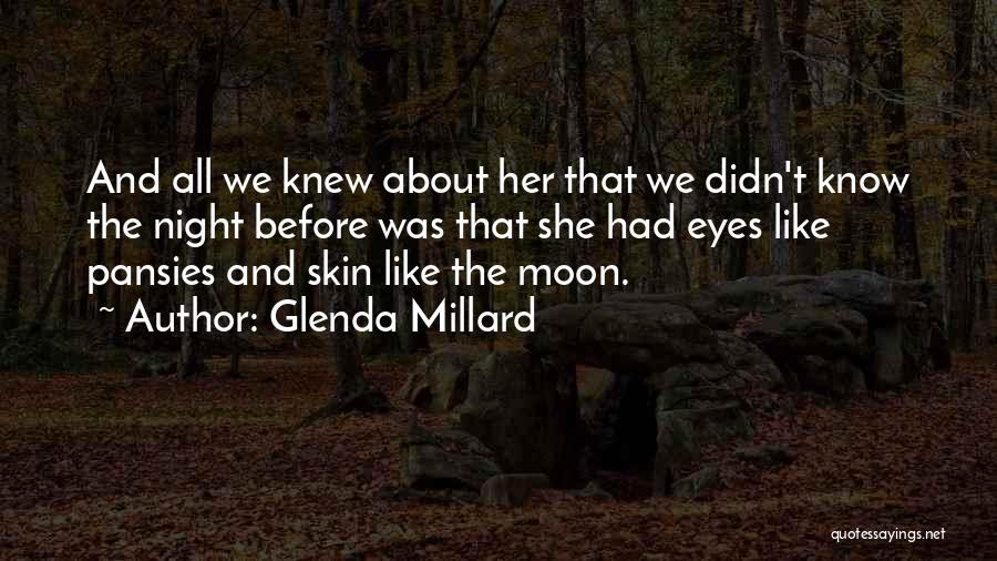 Night And Moon Quotes By Glenda Millard