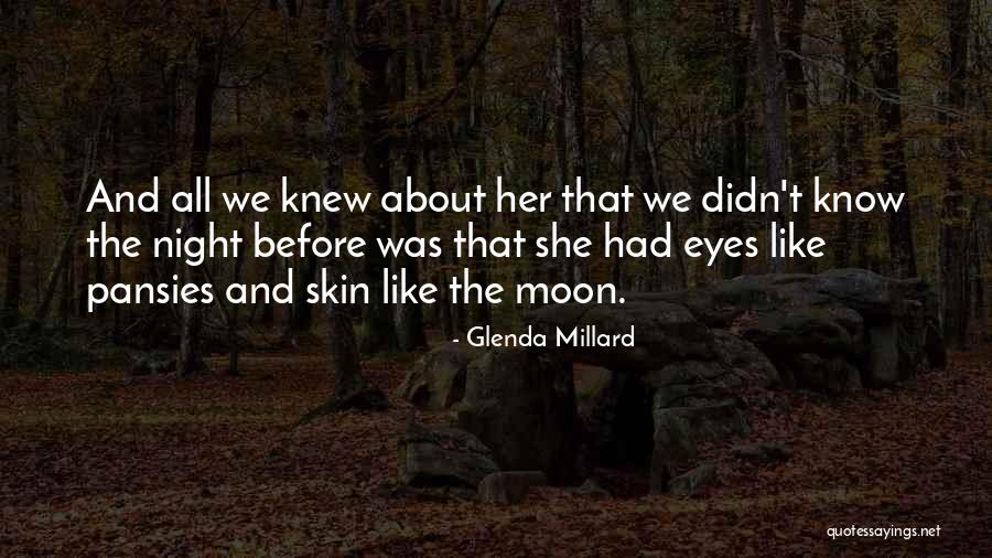 Night And Moon Quotes By Glenda Millard