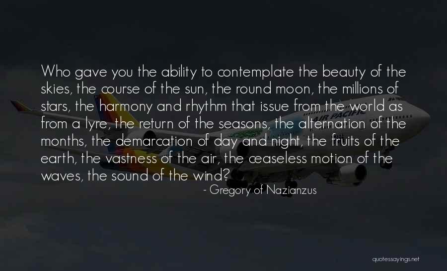 Night And Moon Quotes By Gregory Of Nazianzus