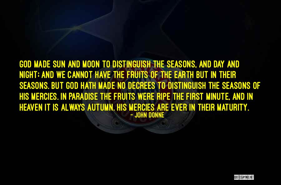 Night And Moon Quotes By John Donne