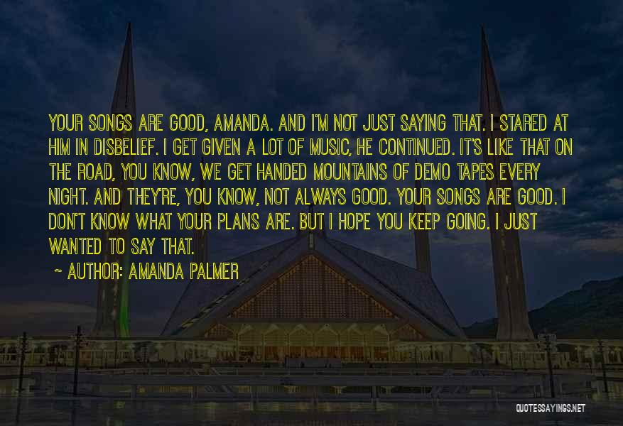 Night And Music Quotes By Amanda Palmer