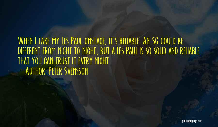 Night And Music Quotes By Peter Svensson