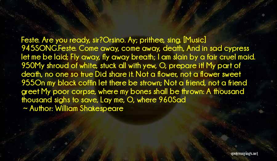 Night And Music Quotes By William Shakespeare