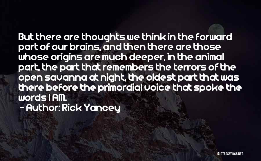 Night Animal Quotes By Rick Yancey