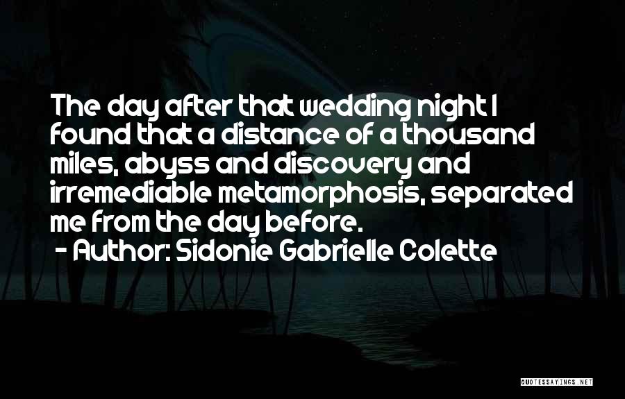 Night Before Your Wedding Quotes By Sidonie Gabrielle Colette
