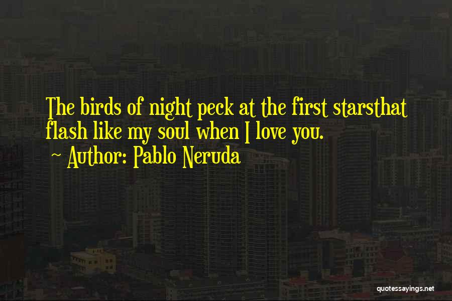 Night Birds Quotes By Pablo Neruda