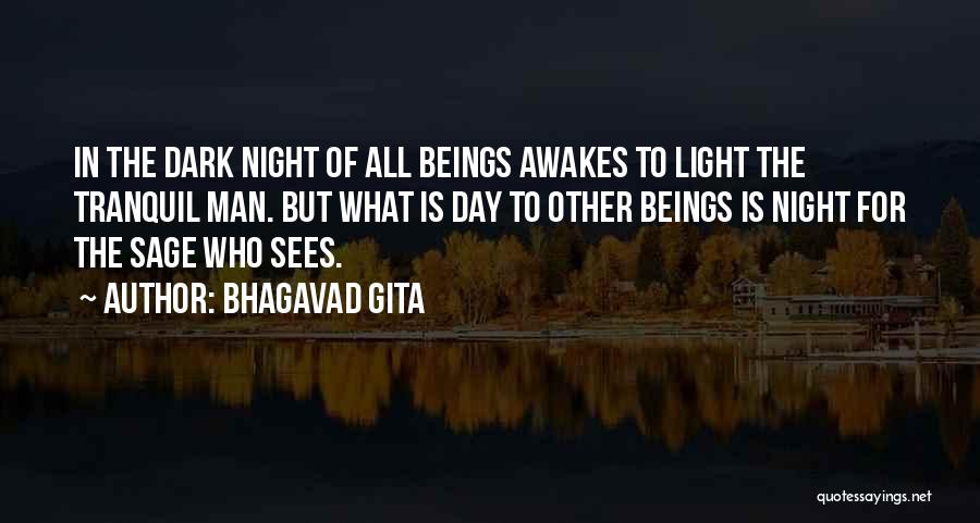Night Dark Light Quotes By Bhagavad Gita