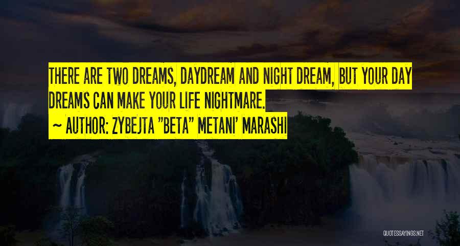 Night Dream Quotes By Zybejta 