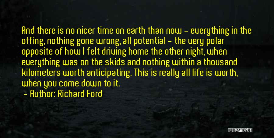 Night Driving Quotes By Richard Ford