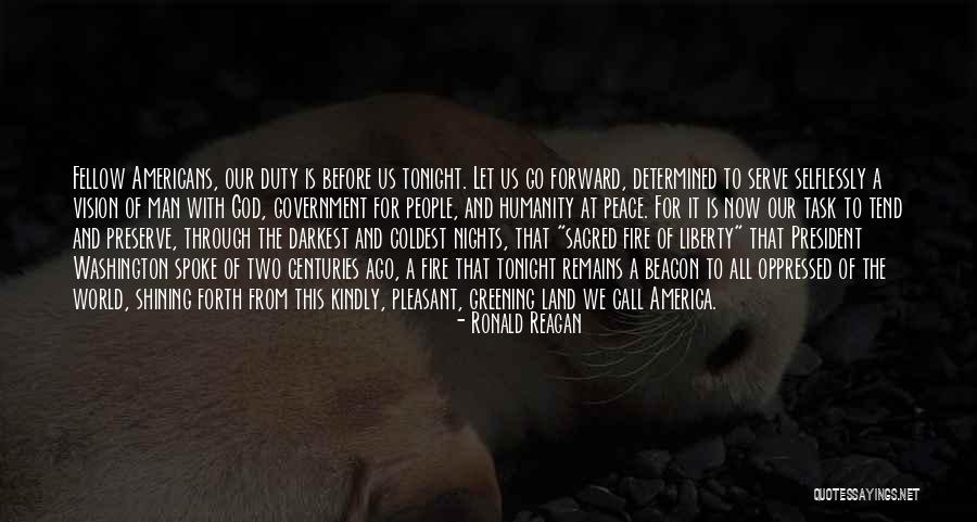 Night Duty Quotes By Ronald Reagan