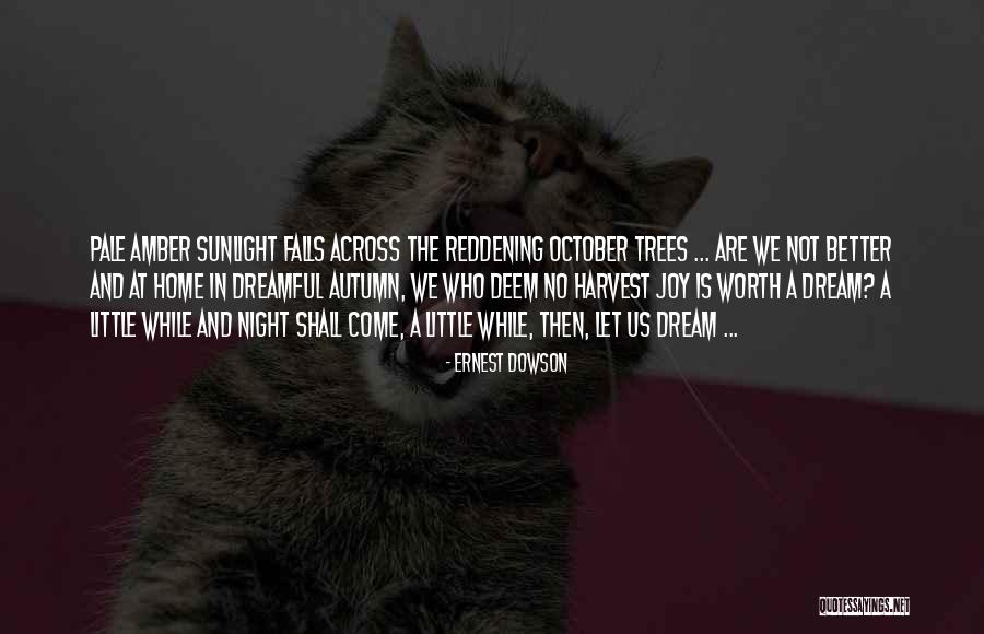 Night Falls Quotes By Ernest Dowson Night Falls Quotes By Ernest Dowson