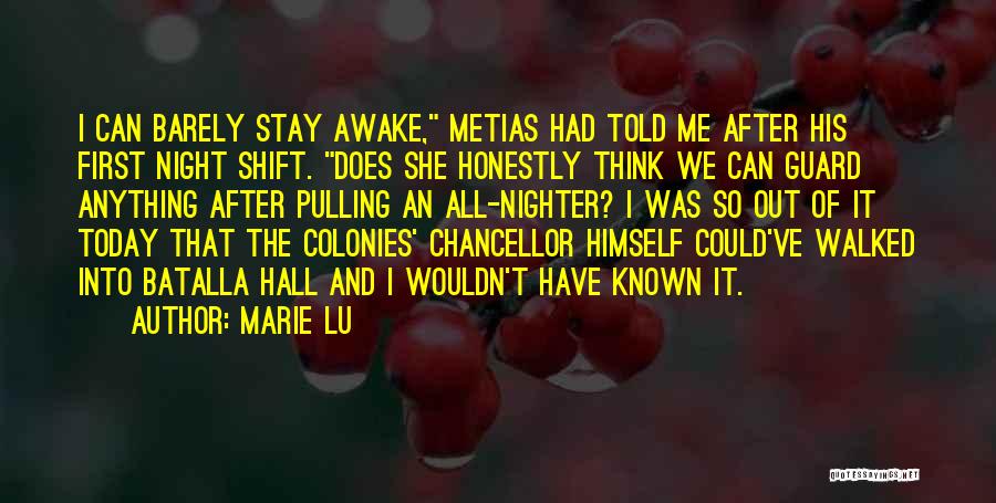 Night Guard Quotes By Marie Lu