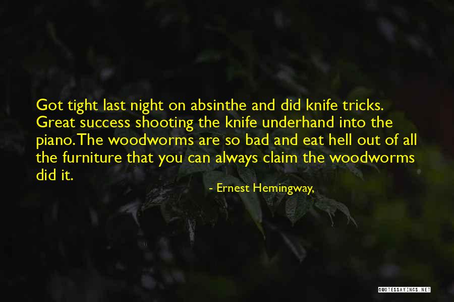Night Hemingway Quotes By Ernest Hemingway, Night Hemingway Quotes By Ernest Hemingway,