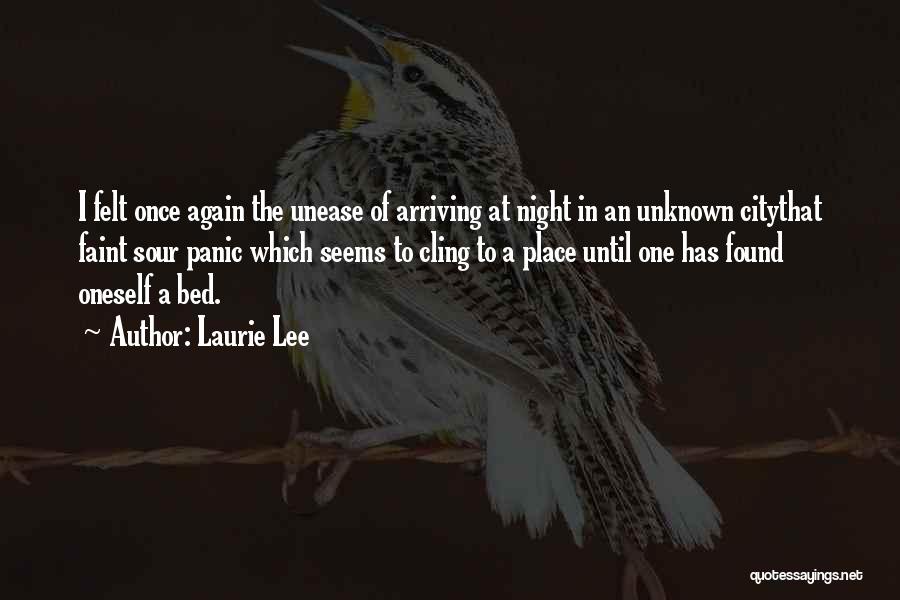 Night In City Quotes By Laurie Lee