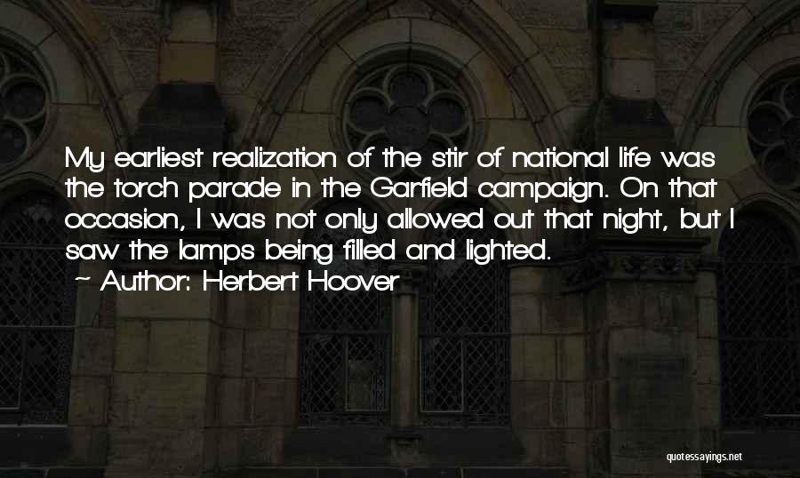 Night Lamps Quotes By Herbert Hoover