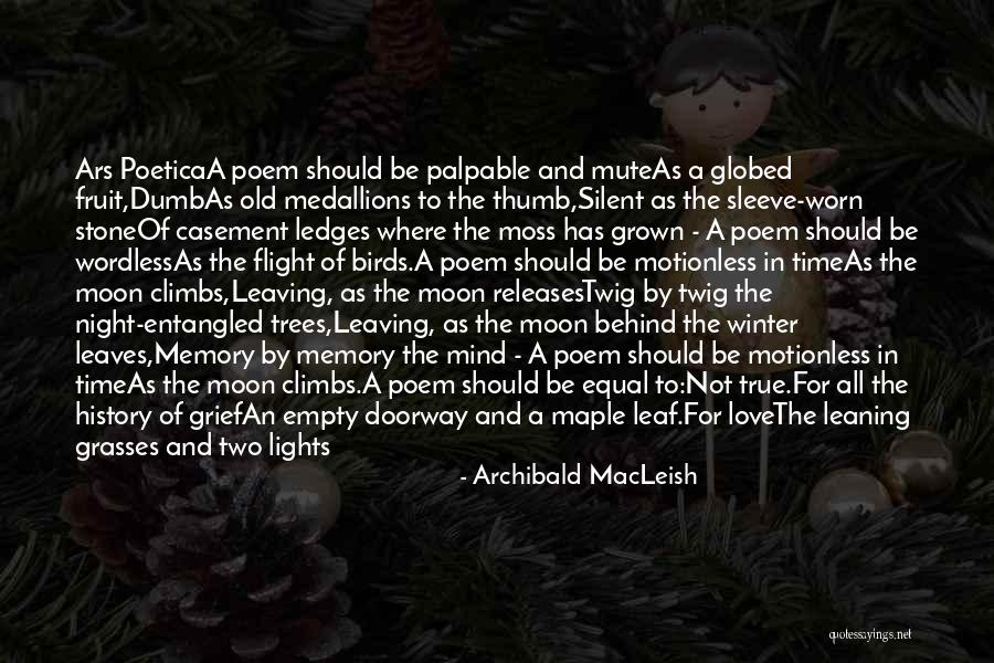Night Lights Quotes By Archibald MacLeish Night Lights Quotes By Archibald MacLeish