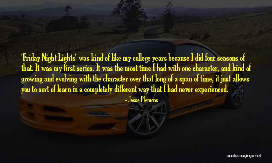 Night Lights Quotes By Jesse Plemons