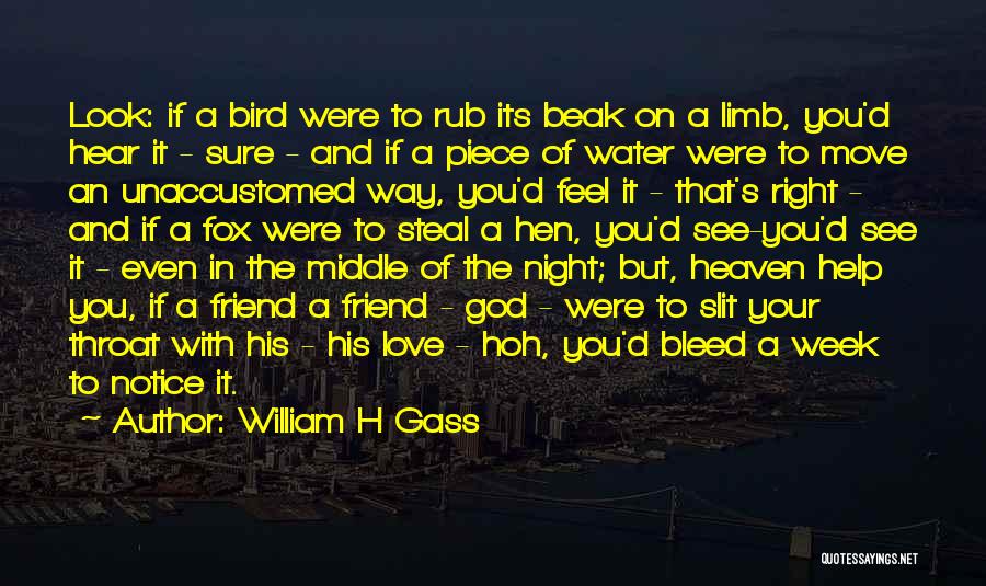 Night Love You Quotes By William H Gass Night Love You Quotes By William H Gass