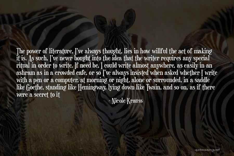 Night Order Quotes By Nicole Krauss Night Order Quotes By Nicole Krauss