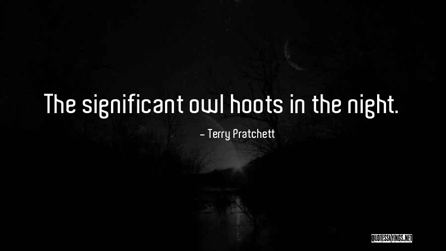 Night Owl Quotes By Terry Pratchett