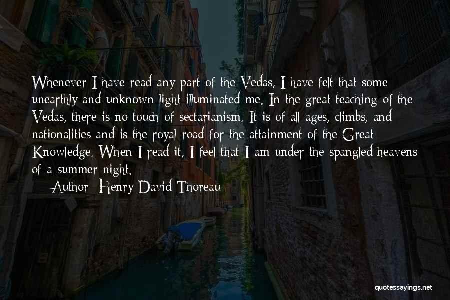 Night Road Quotes By Henry David Thoreau