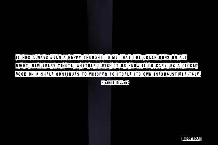 Night Runs Quotes By Annie Dillard Night Runs Quotes By Annie Dillard