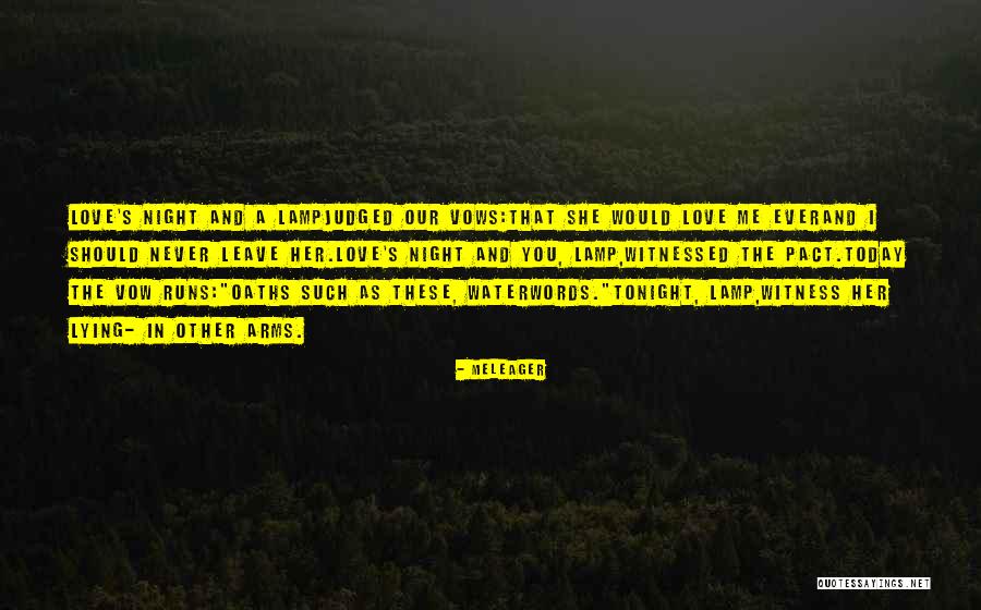 Night Runs Quotes By Meleager Night Runs Quotes By Meleager
