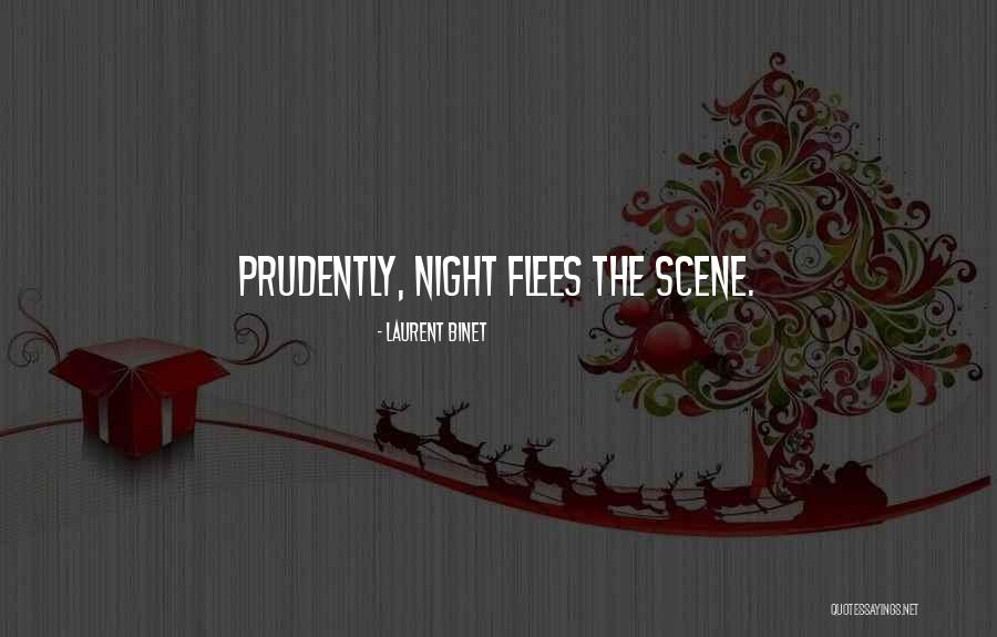 Night Scene Quotes By Laurent Binet