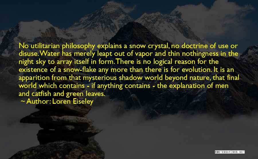 Night Shadow Quotes By Loren Eiseley