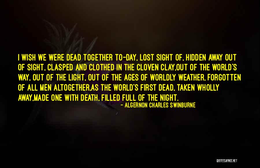 Night Sight Quotes By Algernon Charles Swinburne