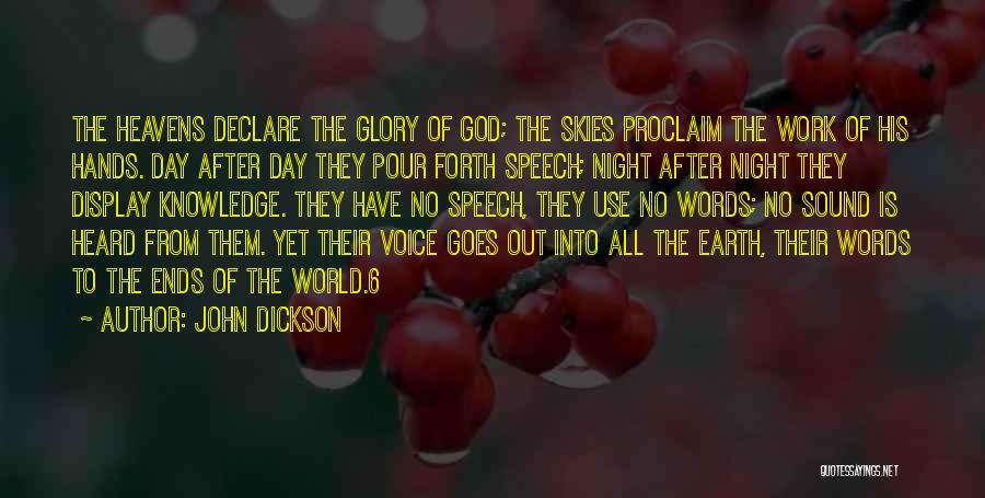 Night Skies Quotes By John Dickson