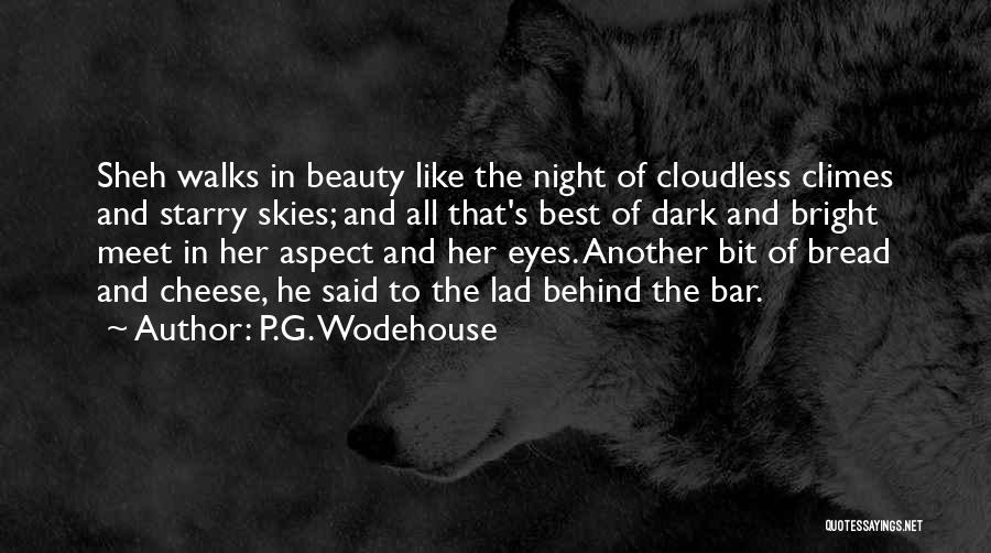 Night Skies Quotes By P.G. Wodehouse