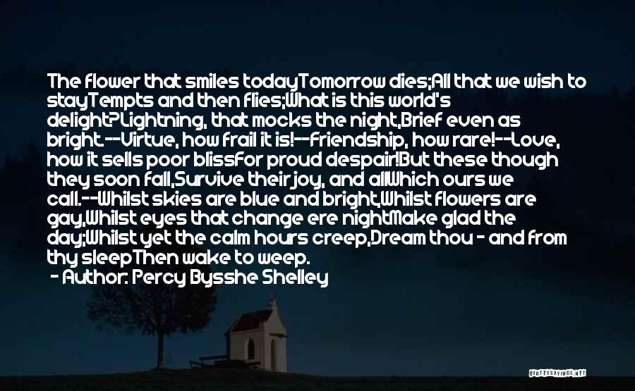 Night Skies Quotes By Percy Bysshe Shelley