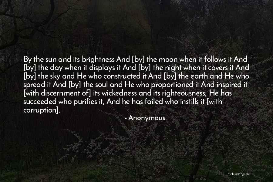 Night Sky And Moon Quotes By Anonymous