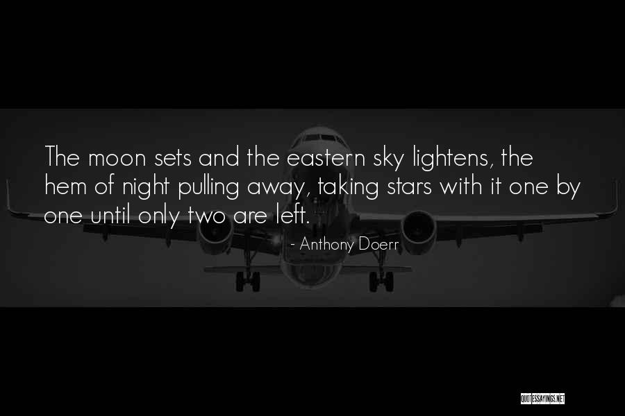 Night Sky And Moon Quotes By Anthony Doerr