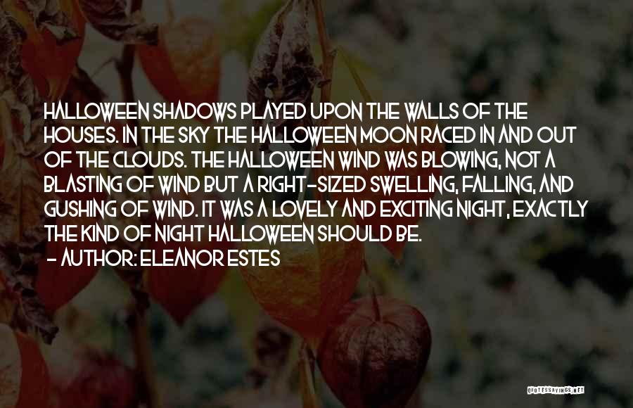 Night Sky And Moon Quotes By Eleanor Estes