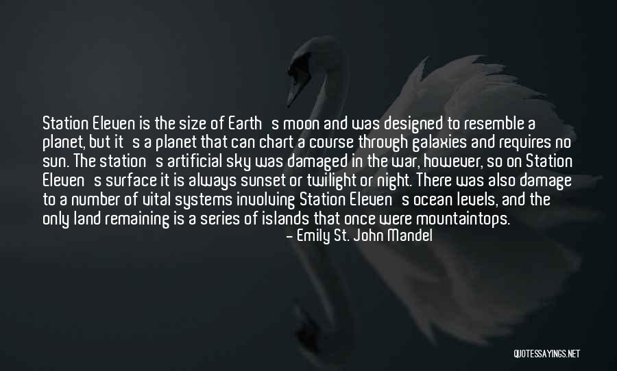 Night Sky And Moon Quotes By Emily St. John Mandel